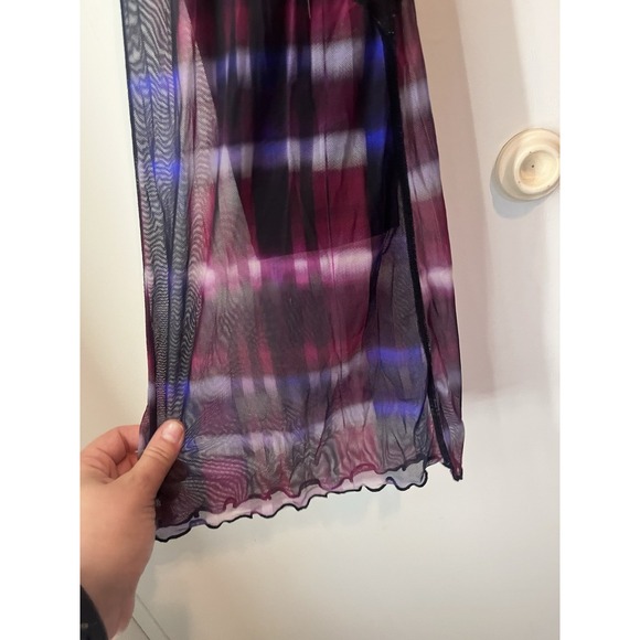 Free People Movement Womens Flare Yoga Workout Pants‎ Shear Overlay Size Med - Picture 2 of 6